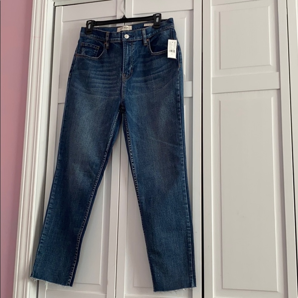 Medium blue mom jeans